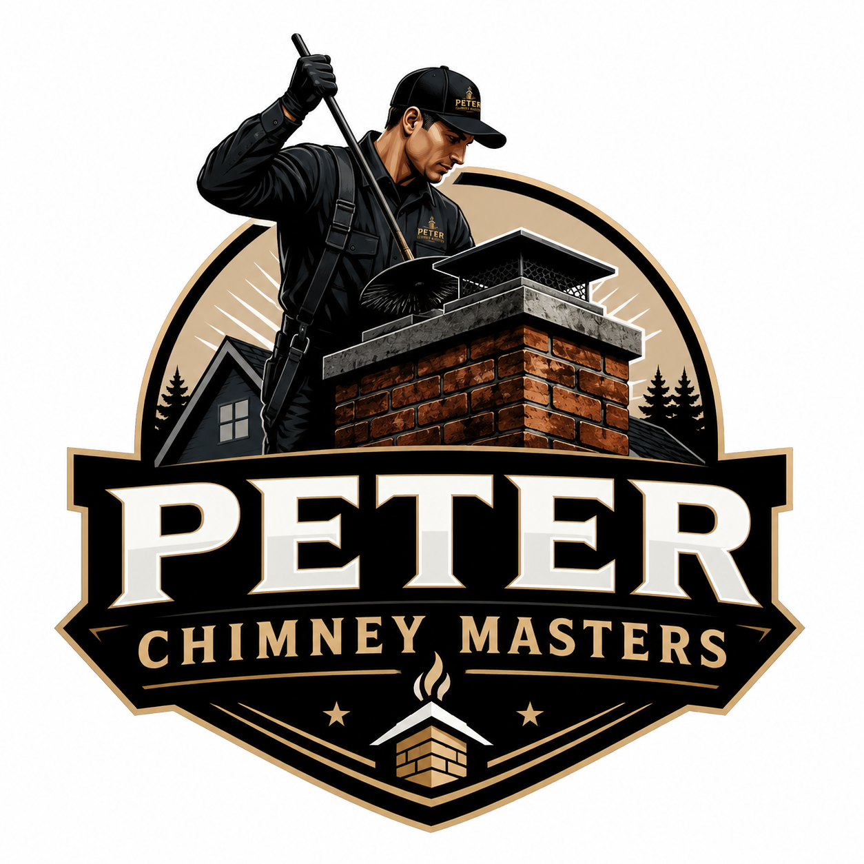 Peters Chimney Masters logo